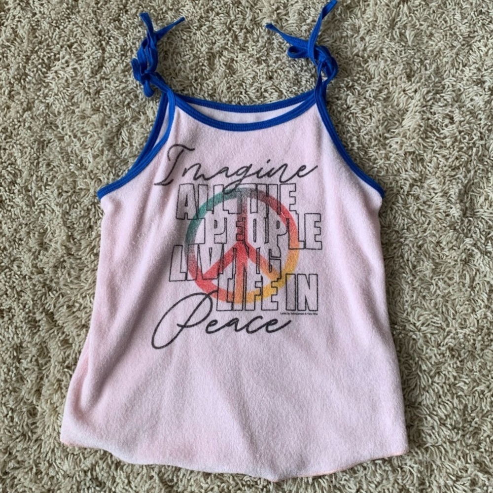 Rowdy Sprout Terry cloth tank top Size 10